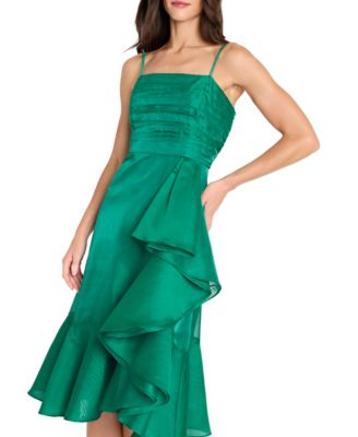 Women&#39;s Ruffle Detail Midi Dress