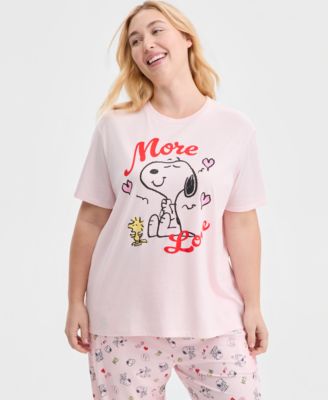 Trendy Plus Size Snoopy & Woodstock More Love T-Shirt