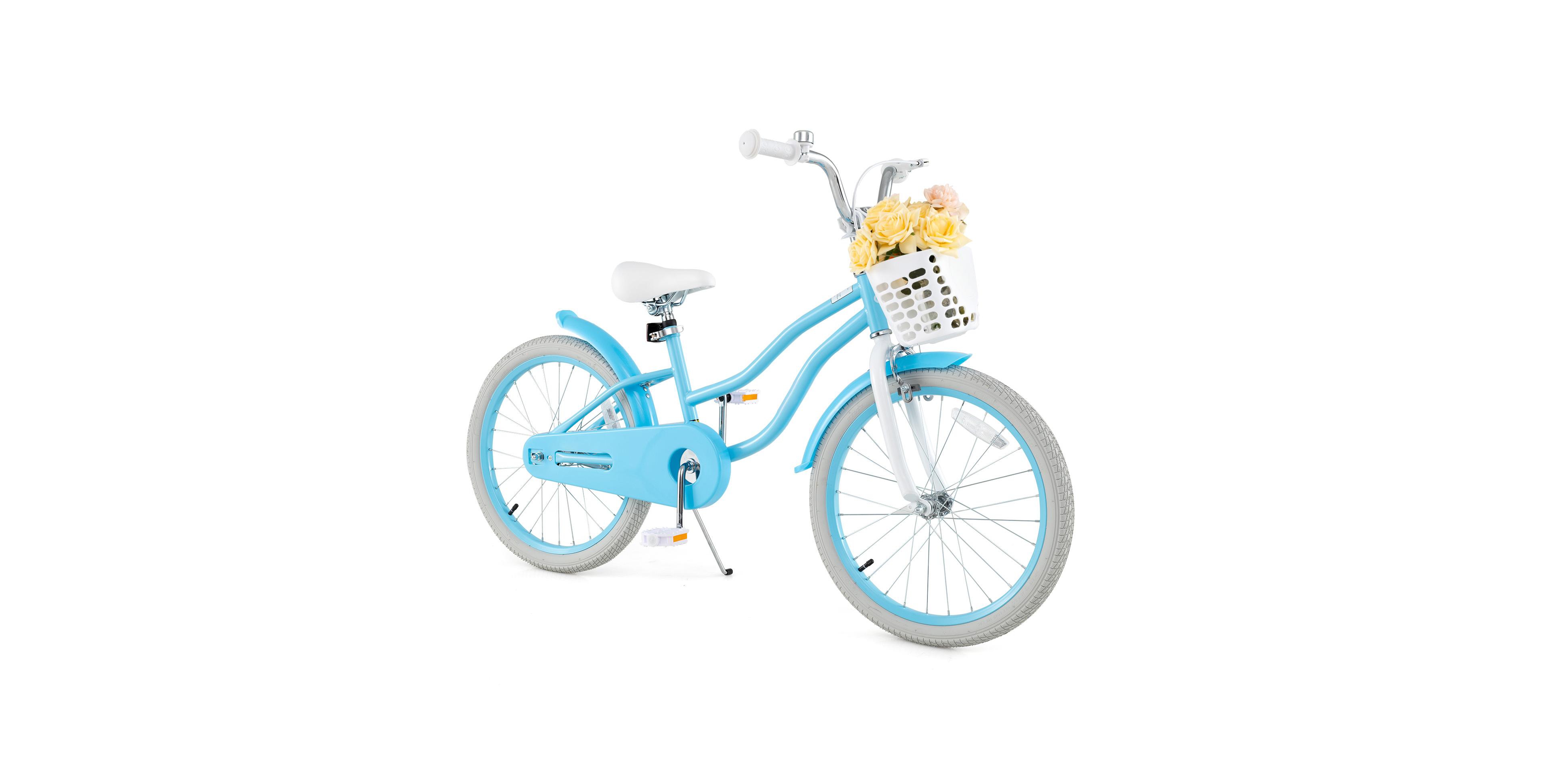 Sugift Kids Bike with Training Wheels, Adjustable Seat & Basket, Ages 3-8