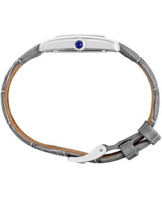 Women's Essentials Quartz Leather Strap Watch, 22.2mm