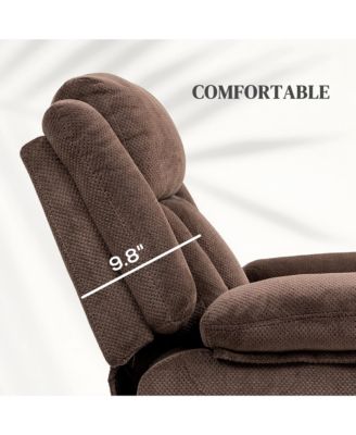 Single Piece Fabric  Power Lift Recliner Chair with Massage and Heat for Elderly