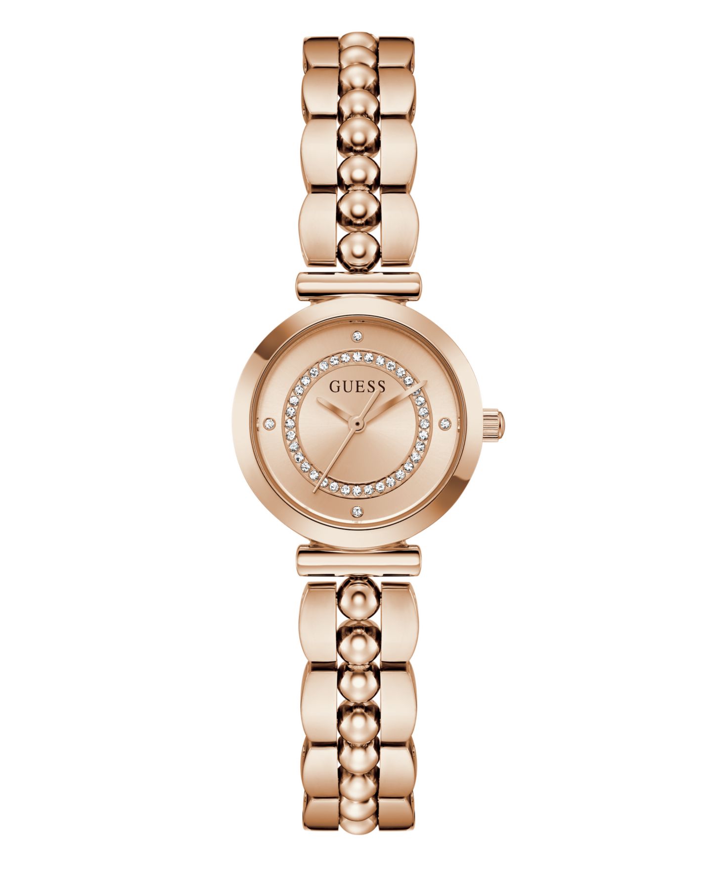 Женские часы GUESS Rose Gold-Tone Analog Watch, 26mm — фото 1