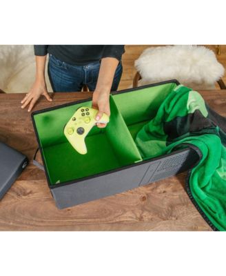 Xbox Series X Logo Storage Bin Chest Organizer with Lid | 24 x 12 Inches