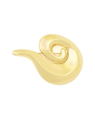 Gold Vintage Swirl Brooch