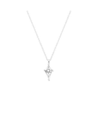 Sterling Silver Lainie Solitaire Pendant Necklace