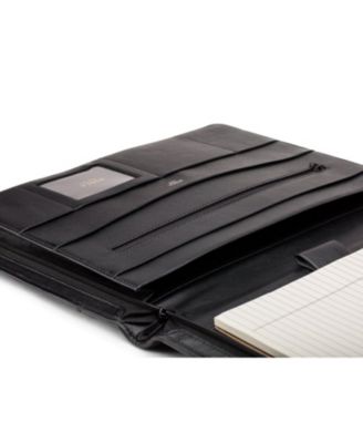 Men's Nappa Vitello Deluxe Zip Around Portfolio