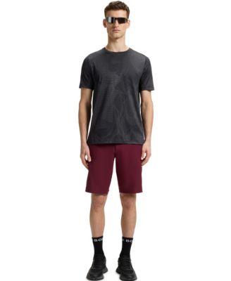 Men's Moisture Management Active Jacquard-Pattern T-Shirt