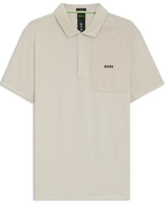 Men's Hopsack Panelling Paddy Polo Shirt