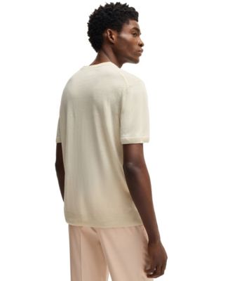 Men's Linen-Blend Knit Sweater