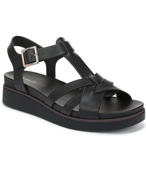 Женские сандалии LifeStride Grandiose Strappy, цвет: Чёрный