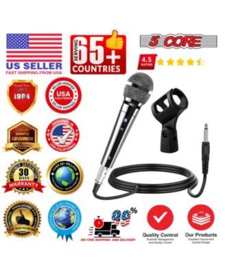 Microphone XLR Dynamic Karaoke Singing Handheld Microfono Professional Vocal DJ Music Mic - 2PCS