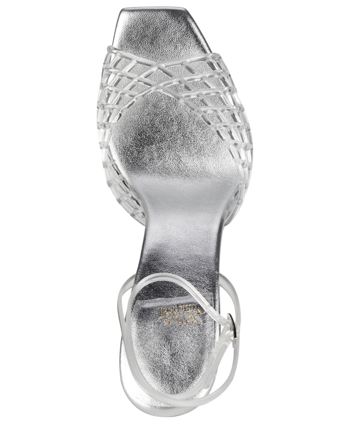 Jeffrey Campbell Women's Lattix Caged Jelly Mid-Heel Dress Sandals