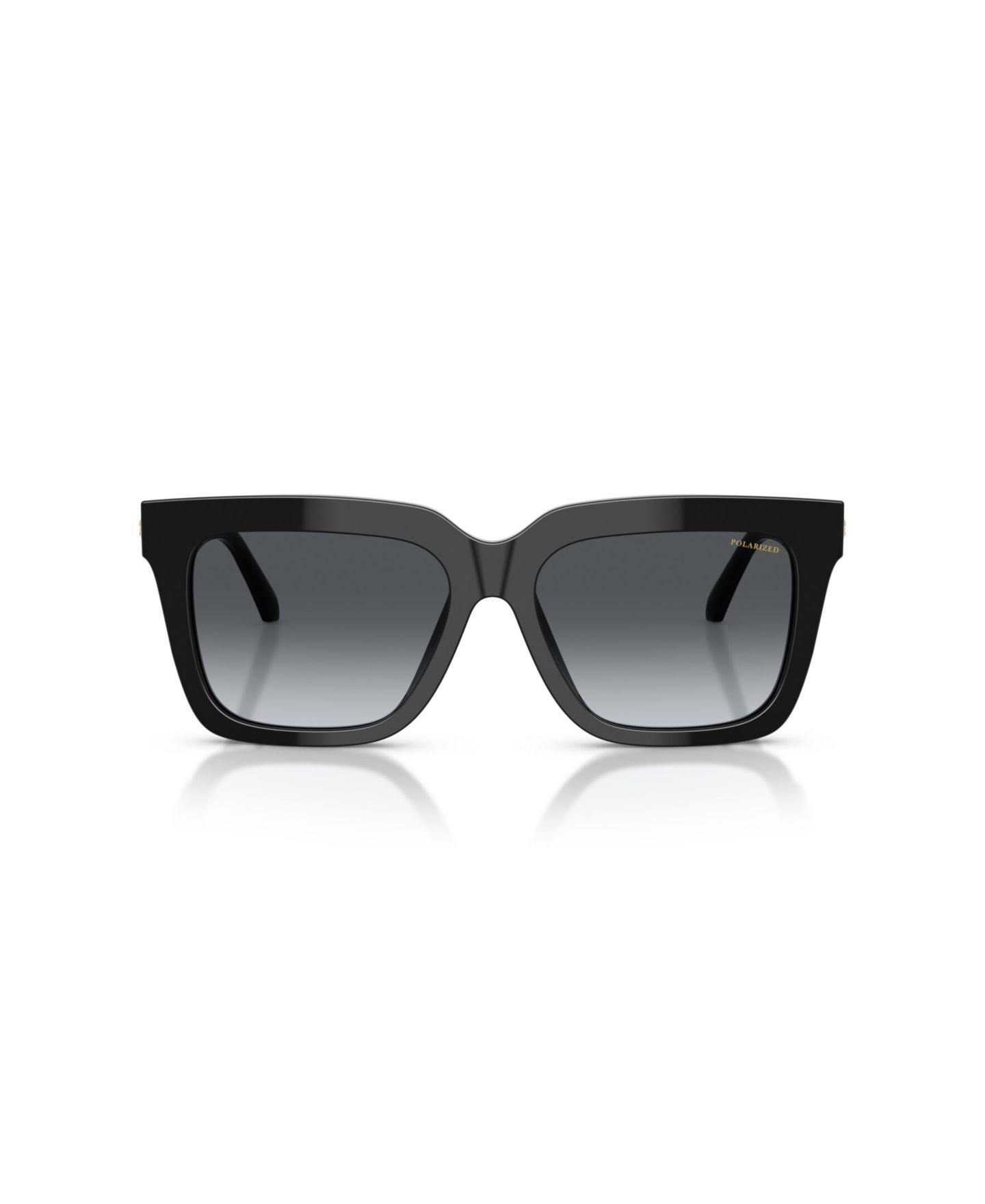 Женские солнцезащитные очки Versace Polarized Sunglasses, VE4498, цвет: Чёрный / Серый — фото 3