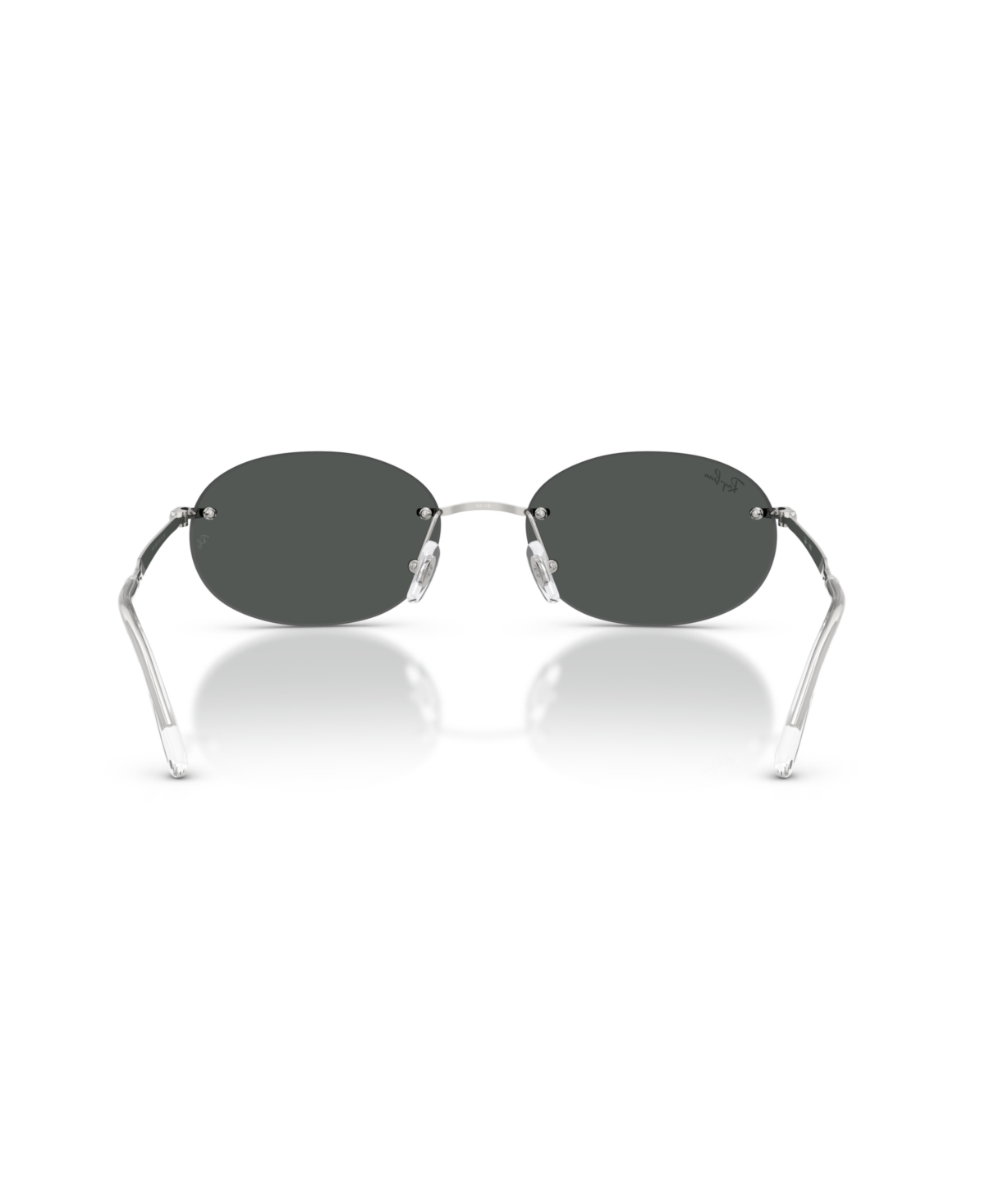 Ray Ban Unisex Oval Sunglasses, Rb3767 In Silver