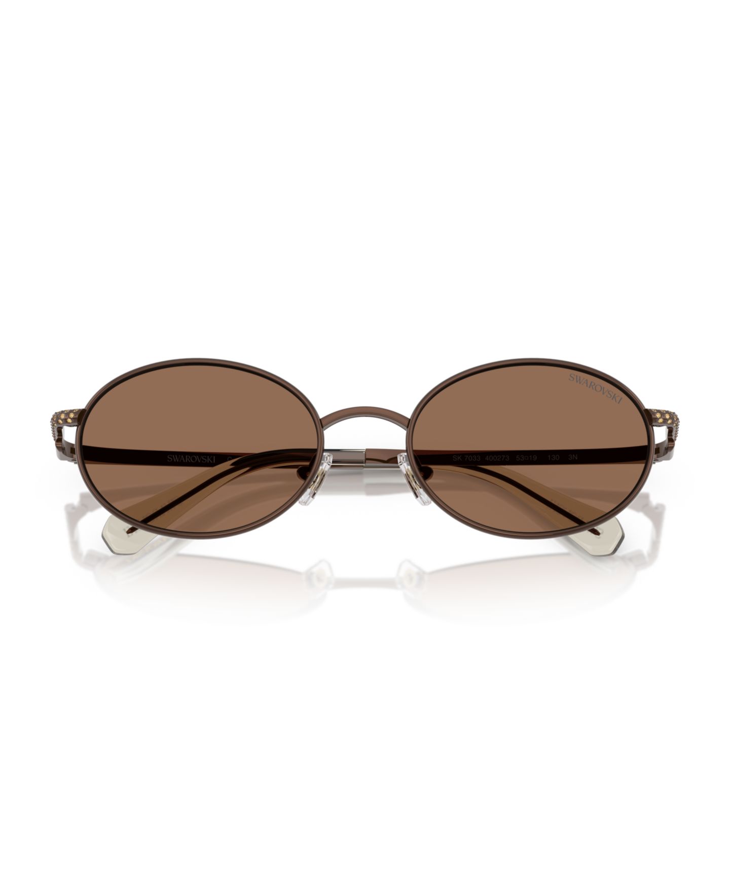 Женские солнцезащитные очки Swarovski Sunglasses, SK7033, цвет: Коричневый — фото 2