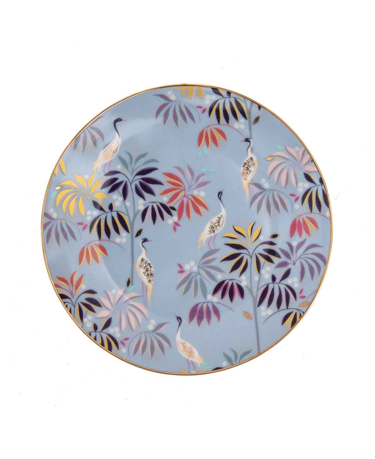 Portmeirion Sara Miller India Cake Plates, Set of 4, Service For 4