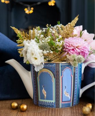 Sara Miller India Lattice Windows Teapot