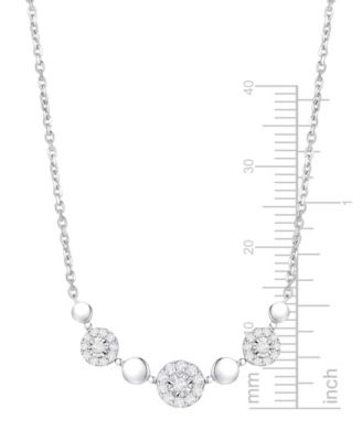 Diamond Necklace (1/4 ct. t.w.) in Sterling Silver