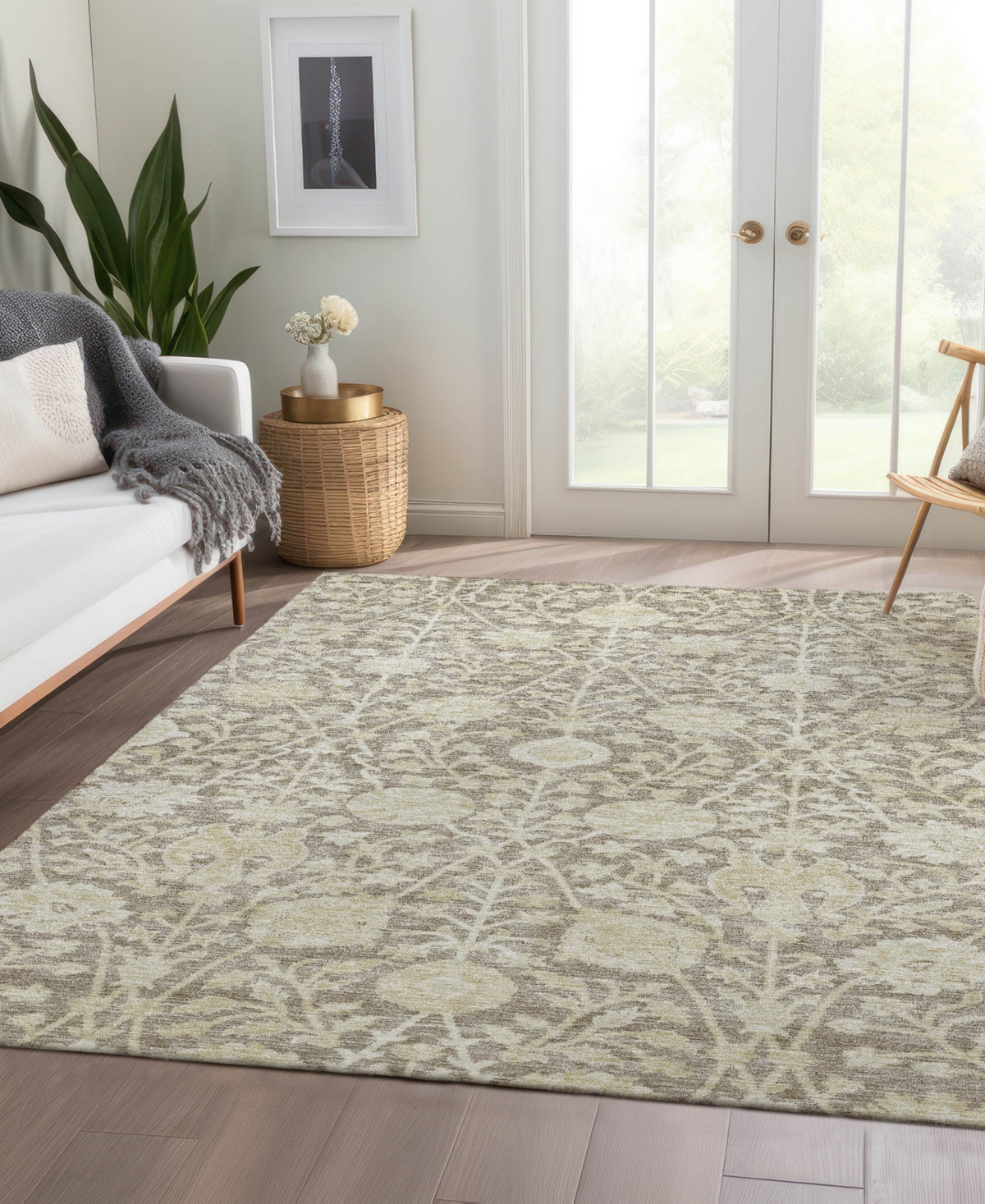 Dalyn Solace Sl8 5'x7'6" Area Rug In Brown