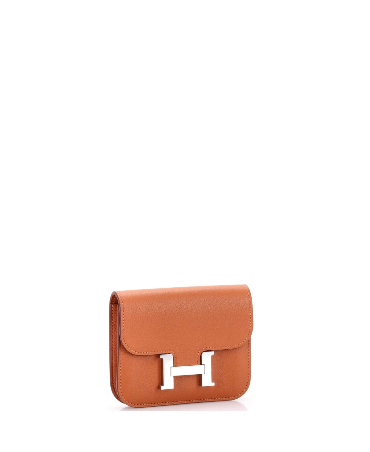 Pre-Owned Hermes Constance Slim Wallet Evercolor