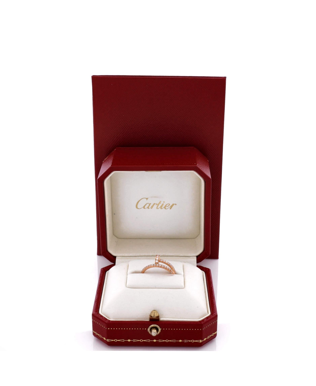 Pre-Owned Cartier Juste un Clou Paved Ring