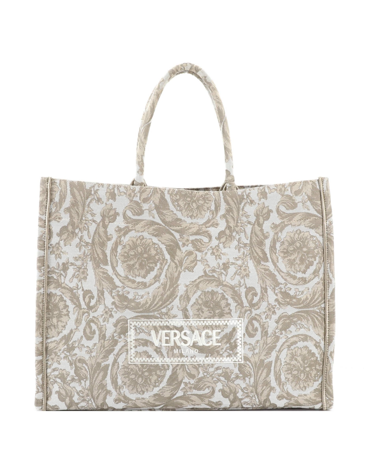 Pre-Owned Versace Athena Tote Barocco Jacquard