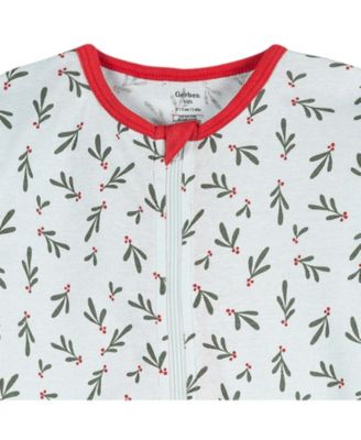 Baby Girls 2-Pack Snug Fitting Footless Pajamas