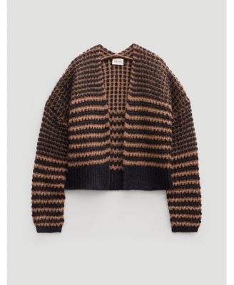 Women's Skye Wool Blend Stripe Cardigan