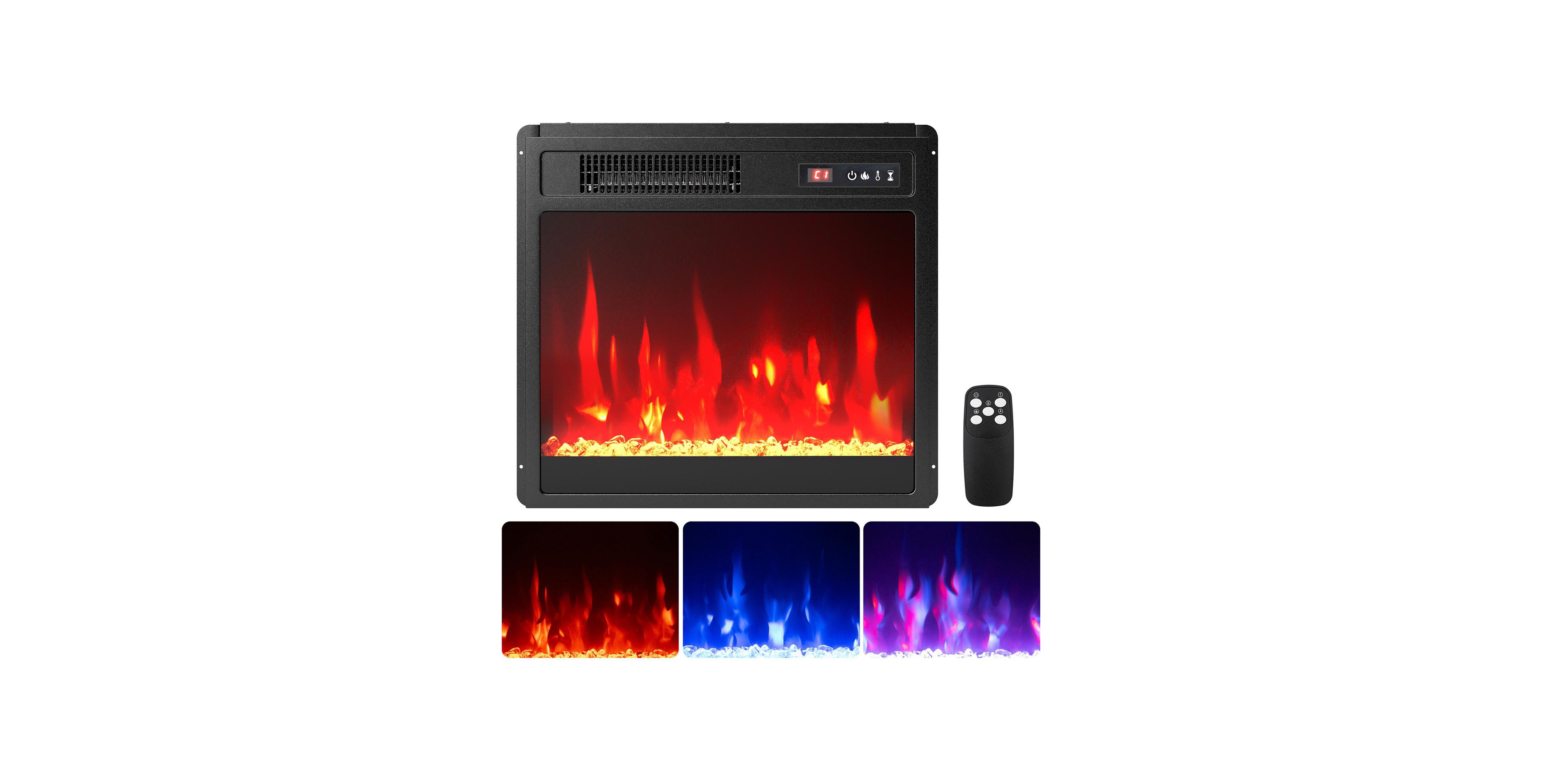 Sugift | Electric Fireplace Heater Insert | 18 Inch with Overheat Protection