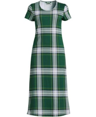 Women's Tall Cotton Short Sleeve Midcalf Nightgown