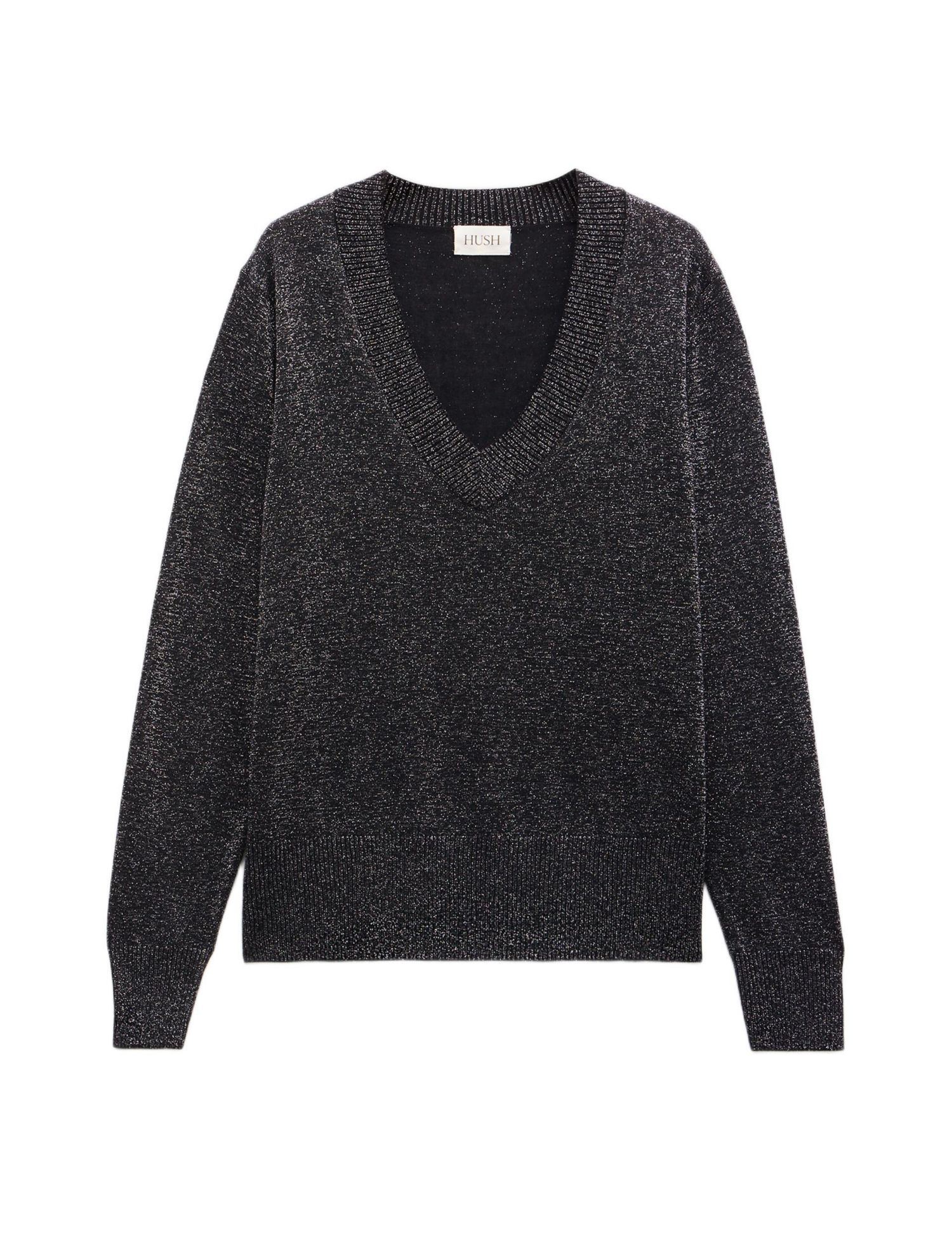 Women's Gracey V Neck Metallic Jumper