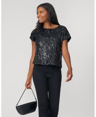 Women's Cluster Sequin Easy Tee