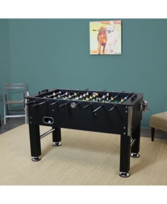 Indoor Modern Style Foosball Soccer Game Table with Drink Holders and Manual Scorers