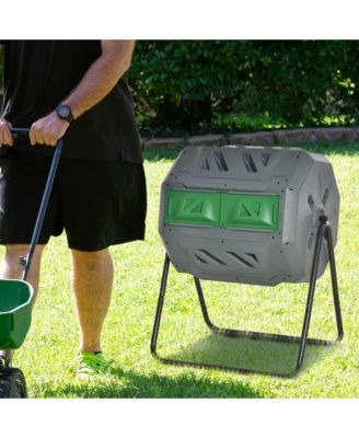 Tumbling Compost Bin Outdoor 360°, Light