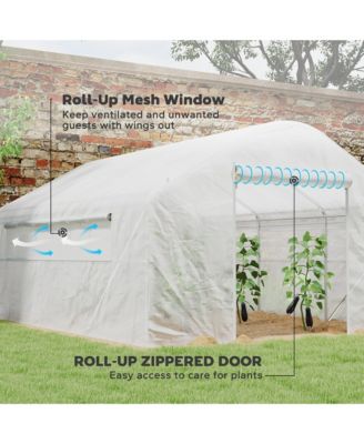 13' x 10' Hoop House with Large Windows Tunnel house,