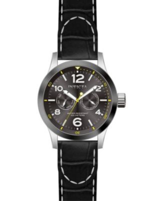Men's 14142 I-Force  Quartz 3 Hand Charcoal Dial Watch