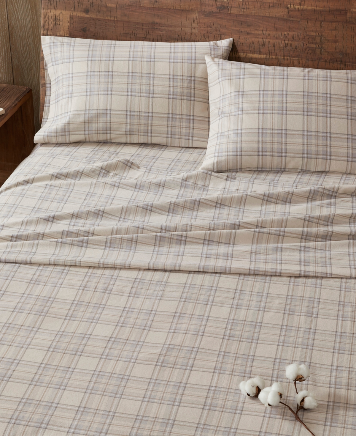 Woolrich Printed Flannel -Pc. Sheet Set