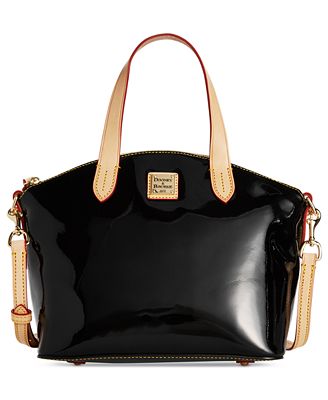 dooney and bourke patent leather satchel