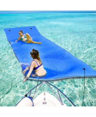 3 Layer Water Pad Foam Mat-Blue