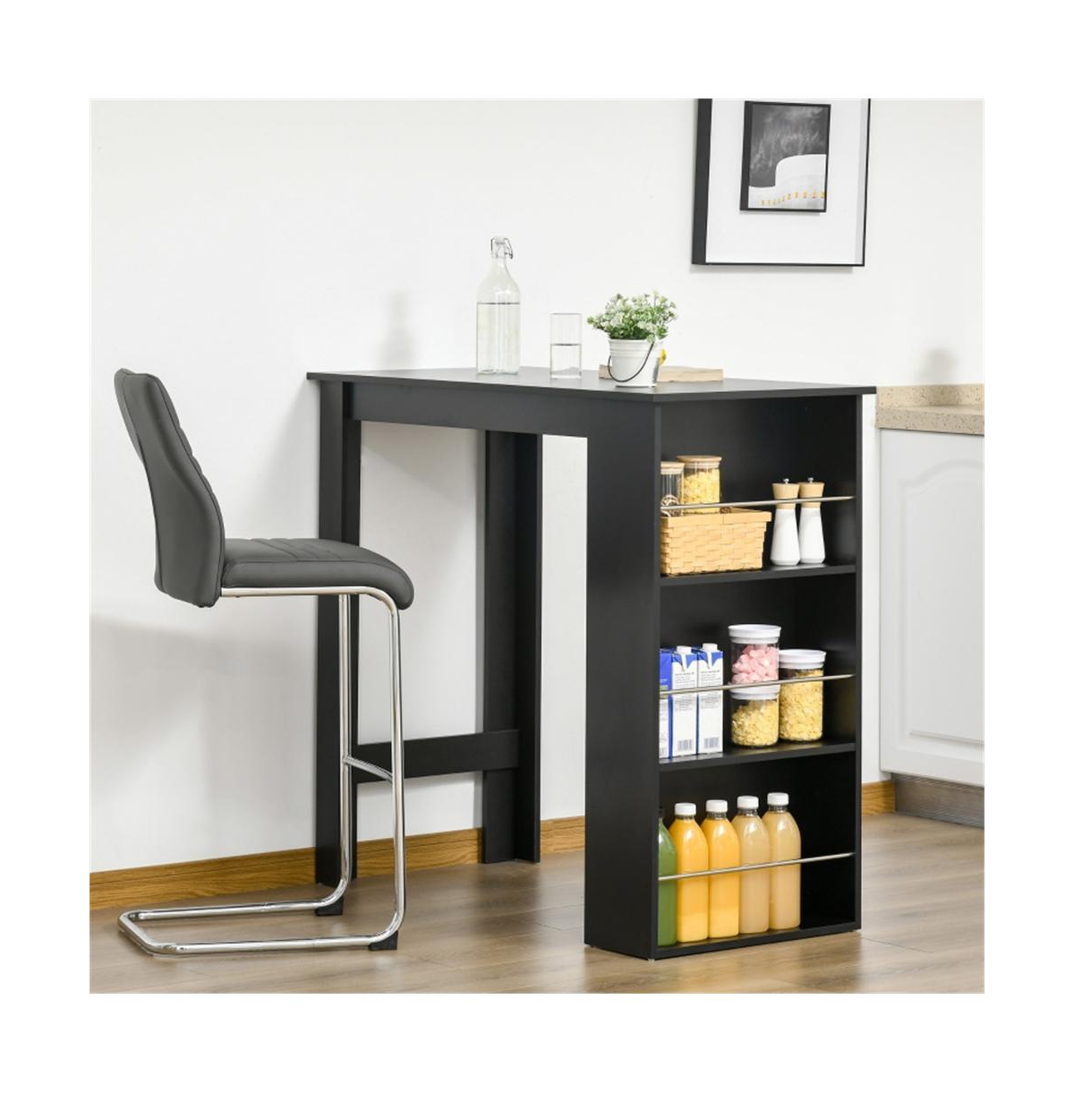 Contemporary Bar Table for Kitchen or Dining Room Use