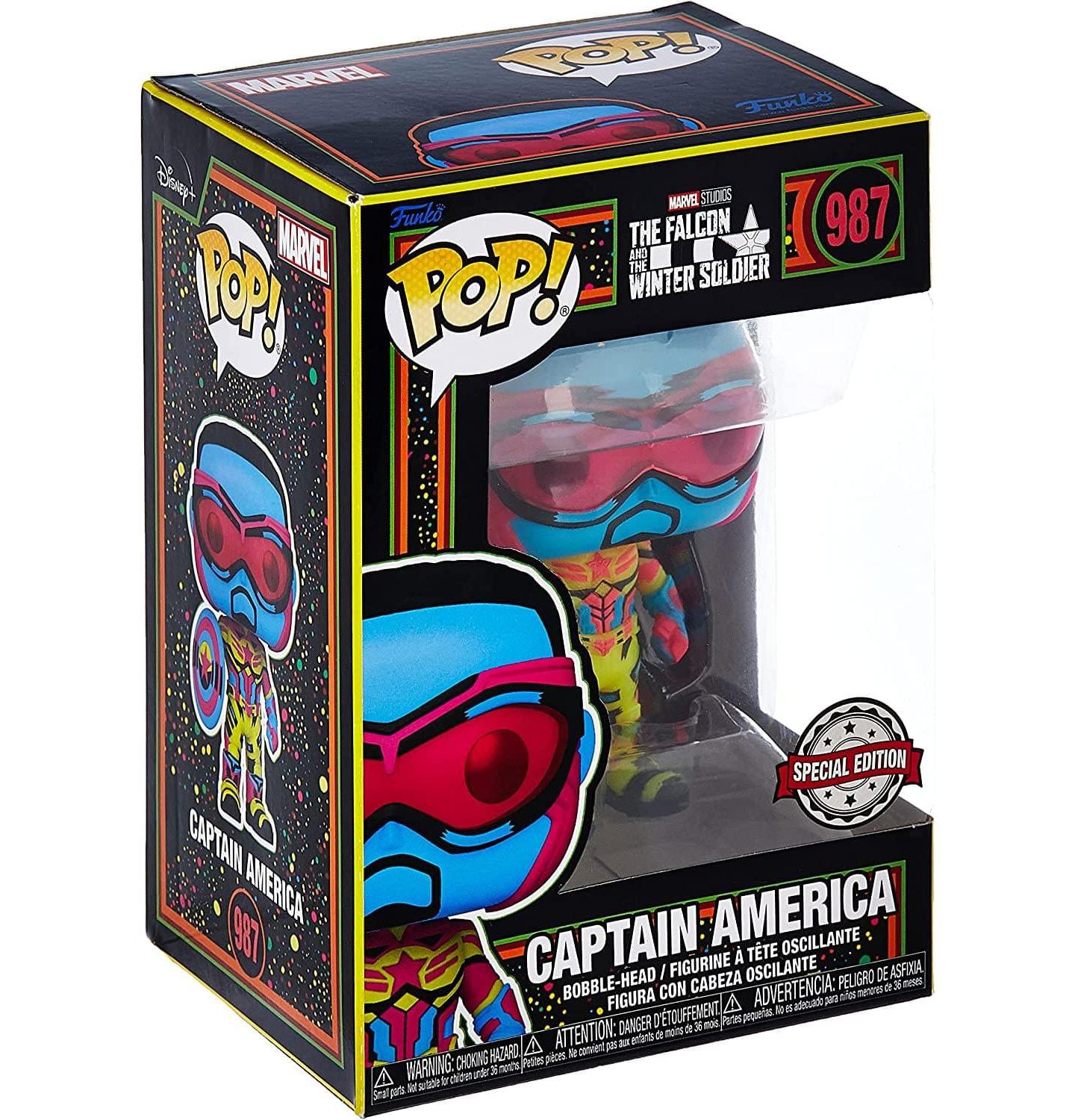 Детская фигурка Funko Pop! Captain America The Falcon and the Winter Soldier 3.75" Vinyl Figure, Ages 3+ — фото 2