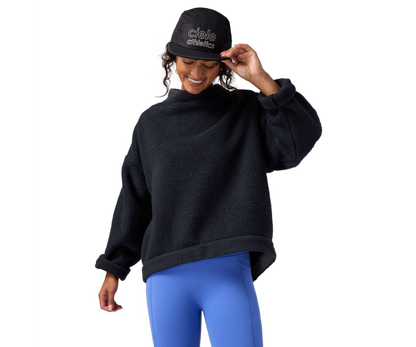 Женский свитер Backcountry Wander Pile-Fleece Mock-Neck Top Pullover Fleece, цвет: Чёрный — фото 1