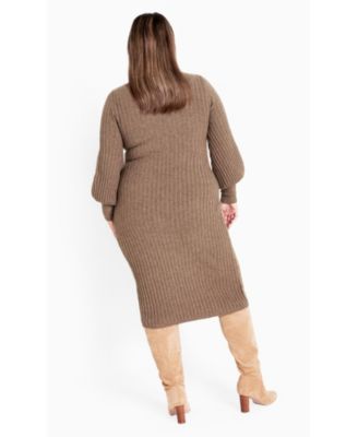 Women's Plus Size Sasha Rib Dress