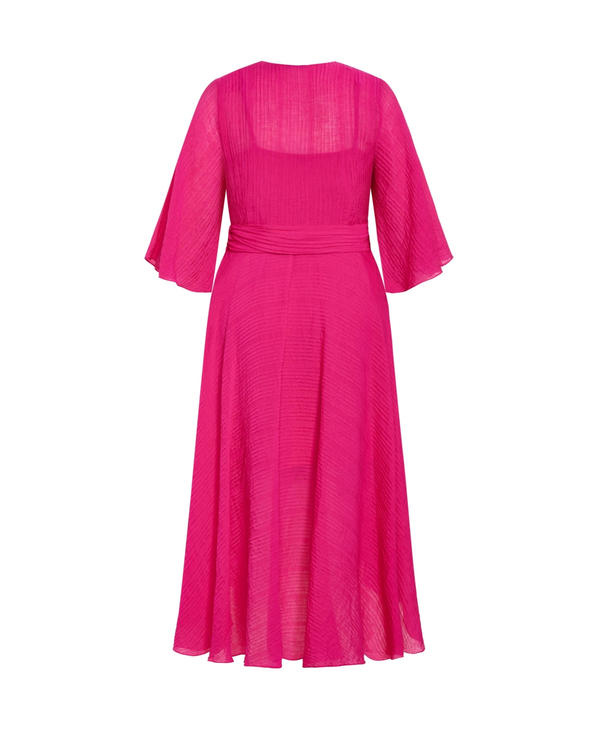 City Chic Women's Plus Kira Ruffle Wrap Maxi Dress