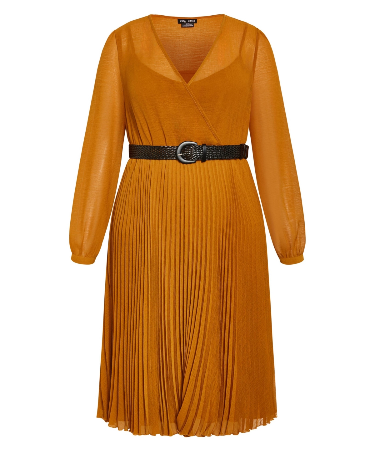 City Chic Women's Precious Pleat Dress