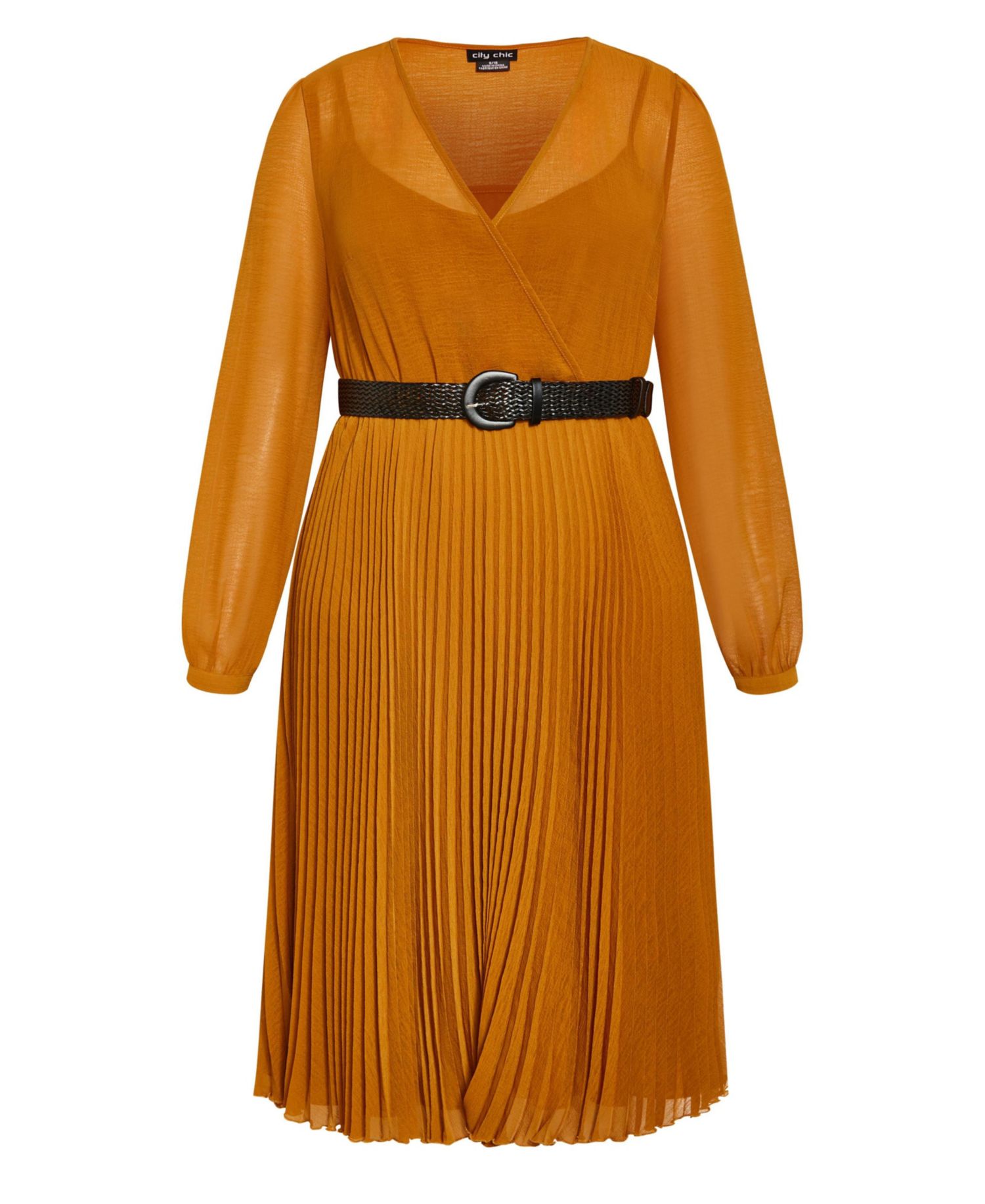 Plus Size Precious Pleat Dress