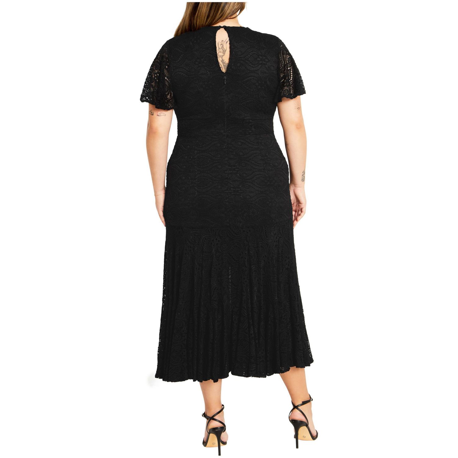 Plus Size Lace Christa Dress