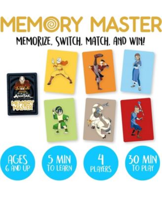 Avatar The Last Airbender Memory Master Card Game