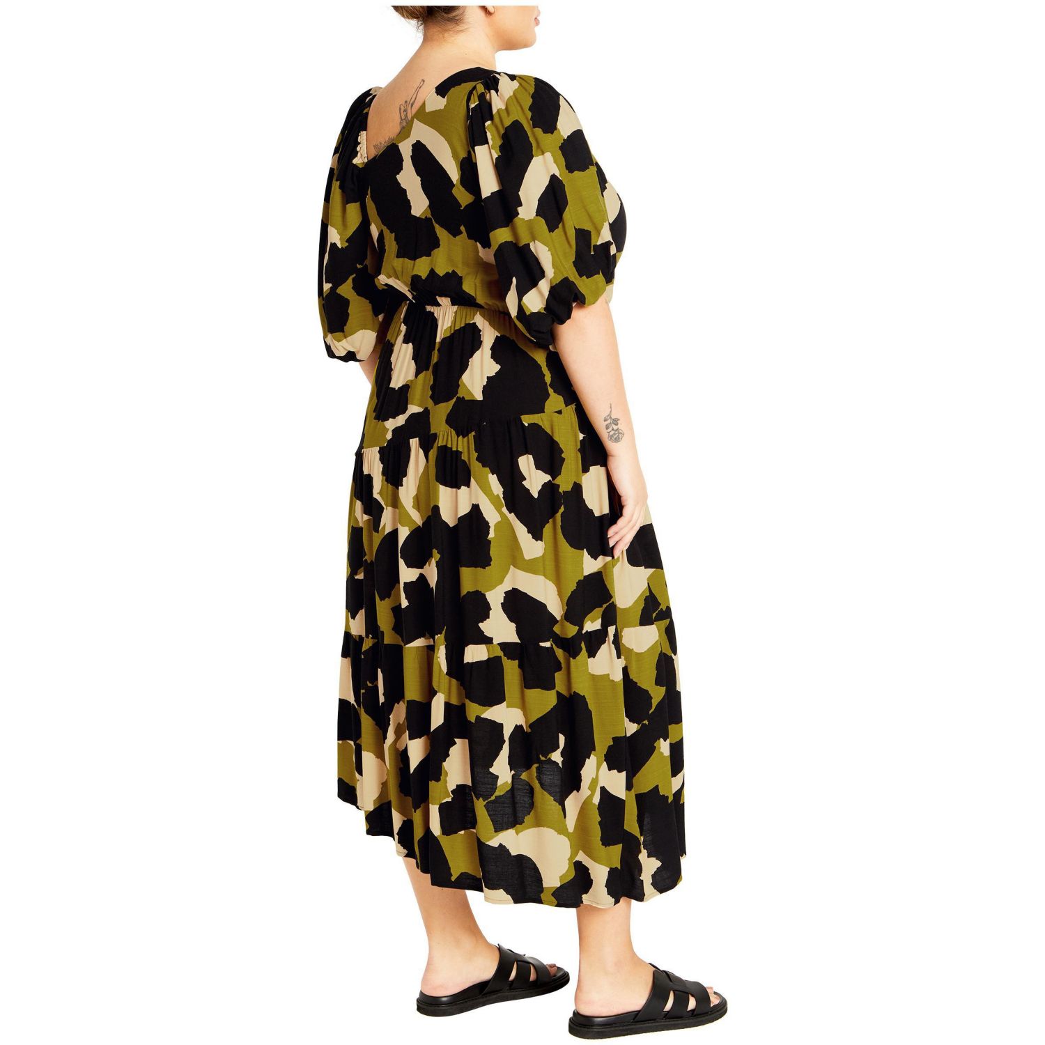 Plus Size Aria Print Dress