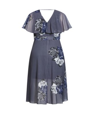Women's Plus Size Bouquet Dress